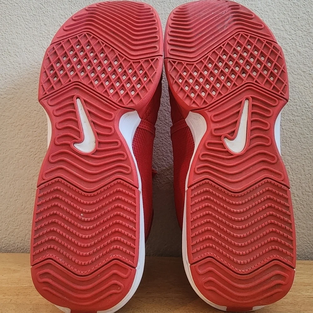 Nike Mens LeBron Witness VIII Basketball Shoes Sneakers Lace Up Mesh Red Size 14